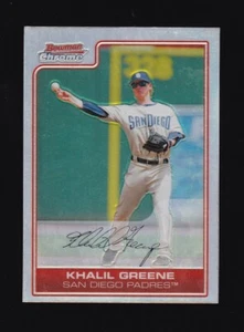 2006 Bowman Chrome Refractor Khalil Greene #72 San Diego Padres - Picture 1 of 2
