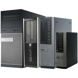 DELL / HP Desktop PC intel Core i3 i5 C2D 16GB RAM 1TB HD/SSD Windows10 WiFi - Picture 1 of 4