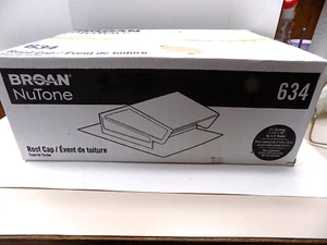 Tapa de techo Broan-NuTone 634 acero 3-1/4x 10" para conducto redondo de 3-1/4 x 10 8 pulgadas NUEVO - Imagen 1 de 8