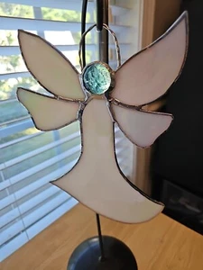 "Portasuncatcher vetro colorato fatto a mano angelo 9"" × 6" - Foto 1 di 4