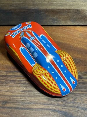 Coche de carreras clásico Schylling 2010 metal fricción estaño Foto 1 de 4