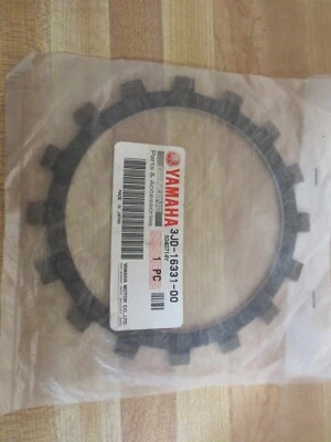NUEVO 3JD-16331-00 YAMAHA OEM Embrague Placa de Fricción 89-90 YZ125 Foto 1 de 3