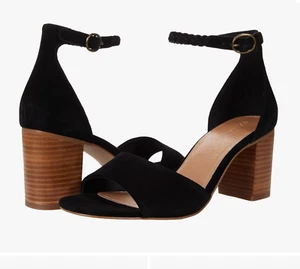 Tacón Soludos Hazel Negro \Gamuza 1051 EE. UU. 8,5 - Imagen 1 de 6