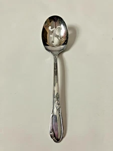 Vintage WM A Rogers A1 PLUS MEADOWBROOK Versilbert Durchbohrt Zucker Sieb Löffel - Bild 1 von 5