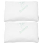  2 Pcs Bamboo Pillows Cover Wedge Case Orthopedic Protector Single Sponge
