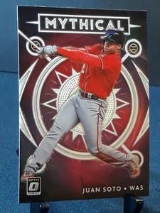 2020 Juan Soto Panini Donruss Optic Mythical Insert # M-13 Washington Nationals