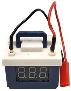 NHX RC Scale LiPo Battery Voltage Checker & Alarm with JST: Blue - Bild 1 von 2