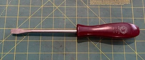 Matco Tools SDM 108 Standard Straight Drive 10 1/4” Screwdriver Maroon Handle - Picture 1 of 3