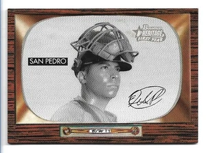 Erick San Pedro 2004 Bowman Heritage Black & White #256 - Montreal Expos RC - Picture 1 of 2