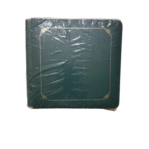 Mini álbum Creative Memories 7" x 7" verde recorte plateado álbum de recortes foto nuevo - Imagen 1 de 2