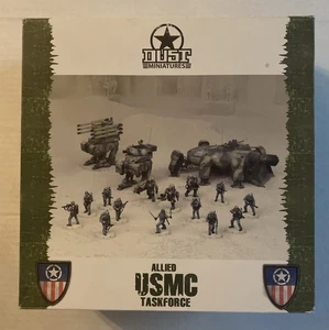 Dust Tactics Miniatures ALLIED USMC TASKFORCE Army Box - Dust Warfare German - Picture 1 of 17