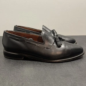 Allen Edmonds Grayson Herren 10,5 Schwarz Leder Quaste Halbschuhe Schuhe 8217 - Bild 1 von 10