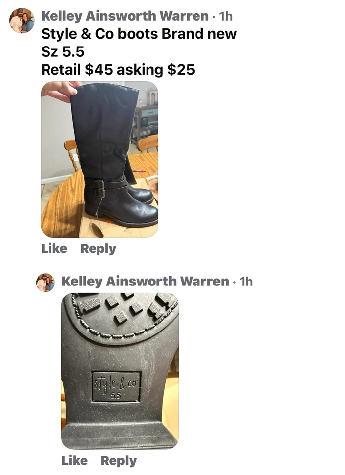 Style & Co Women's Boots Sz 5.5 Foto 1 de 1