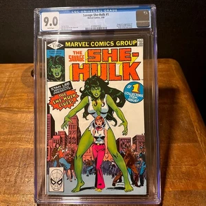 Savage She-Hulk #1 CGC 9.0 White Pages - 1st Appearance She-Hulk 1980 - Bild 1 von 10