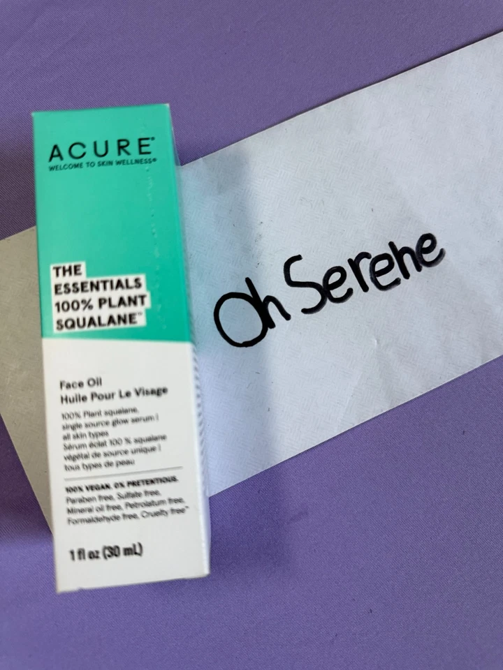 2 ACURE The Essentials 100 % aceite facial de escualano vegetal - 1 fl oz x 2 Foto 1 de 3
