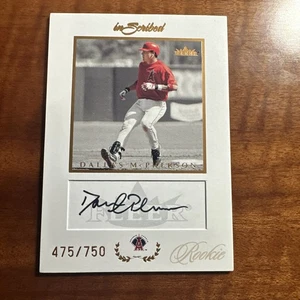 2004 Fleer InScribed #DM Dallas McPherson Anaheim Angels Rookie Autographs #/750 - Picture 1 of 2