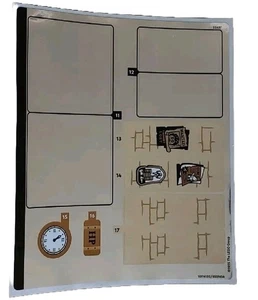 LEGO Sticker Sheet 2 for Set 76450 Harry Potter Book Nook: Hogwarts Express - Picture 1 of 1