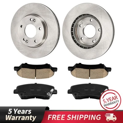 Front Brake Rotors & Ceramic Pads Kit For Hyundai Elantra 2013-2016 S31584FBK - Изображение 1 из 4