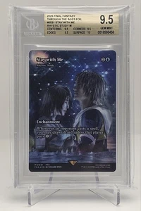 BGS 9.5 Stay With Me Foil Rhystic Study MTG Final Fantasy 0031 English Gem Mint - Picture 1 of 3