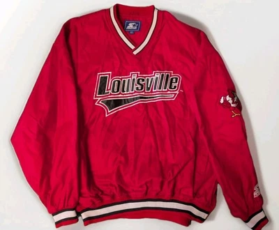 Vintage Starter Mens Jacket XXL Pullover Windbreaker Louisville Cardinals90s Y2K - Image 1 of 4