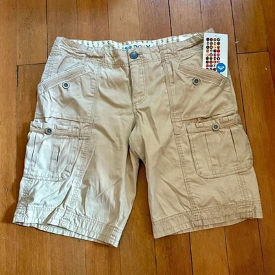 Roxy Women's Tan Cargo Shorts - Image 1 of 4