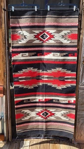 Vintage Indianer handgewebter Wollteppich/Läufer 5’3" x 2’7" - Bild 1 von 6