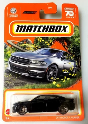 Dodge Charger #13/100 Matchbox 2023 negro '18 Foto 1 de 4
