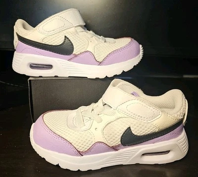 Tênis Nike Air Max SC TD 'branco lilás' (9C) em excelente estado usado - Imagem 1 de 4