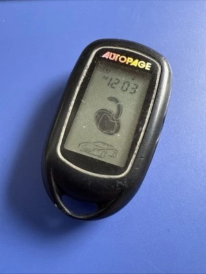 USED Autopage XT-67LCD REMOTE START TRANSMITTER ALARM H50TR54 H5OTR54 NO COVER - Image 1 of 4