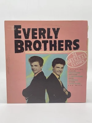 THE EVERLY BROTHERS 24 ORIGINAL CLASSICS 2-LP SET VG+ VINYL RECORD GATEFOLD - Image 1 of 4