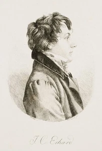 PASSINI (*1798) nach KLEIN (*1792), Porträt Johann Christoph Erhard, Rad. - Bild 1 von 5
