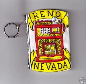 Reno Nevada Spielautomat Münzbörse mit Schlüsselring - Neu - Bild 1 von 1