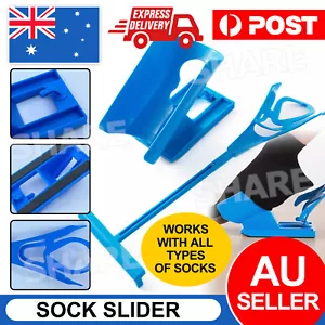Upgraded Sock Shoes Slider Kit Dressing Aid Helper Pulling Easy On Easy Off AU - Picture 1 of 9