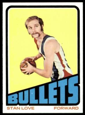 1972-73 Topps Nm-Super Nice Stan Love-Make Offer 22 Baltimore Bullets #2 - Image 1 of 2