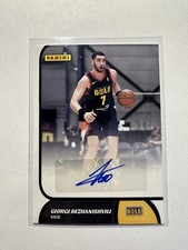 2021-22 Panini NBA G LEAGUE Auto #54 GIORGI BEZHANISHVILI (Gold) PRE ROOKIE