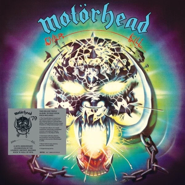 MOTÖRHEAD - OVERKILL (40TH ANNIVERSARY EDITION)  3 VINYL LP NEUF - Photo 1/1