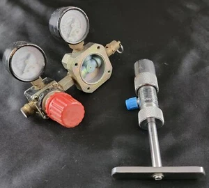 Lot of 2 Pressure 0-200 Gauges Untested & Robinair 14476 Refrigerant Charging - Picture 1 of 15