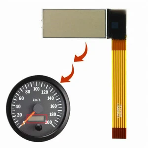 6Pin Speedometer Tachometer LCD Display for VDO Gauge Tachometer Kenworth Truck - Picture 1 of 11