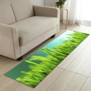 Fresh Green Plants Rug Floor Door Mat Living Room Bedroom Non-Slip Carpet ##
