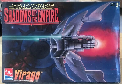 AMT ERTL 8377 STAR WARS SHADOWS OF THE EMPIRE VIRAGO scala 1/60 PLASTIC KIT - Immagine 1 di 2