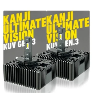 DAMA Kanji Ultimate Vision Gen3 D5S Bombillas LED Faros 6000K HID Xenón Convertir - Imagen 1 de 15