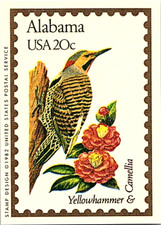 1991 Birds And Flowers State Card - Pick Choose Your Cards