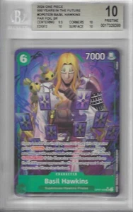 One Piece TCG OP-07 500 Years in the Future Basil Howkins Foil BGS PRISTINE 10 - Picture 1 of 1