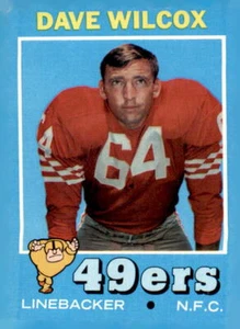 1971 Topps #189 Dave Wilcox - Picture 1 of 2