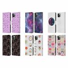 ANIS ILLUSTRATION ASSORTED DESIGNS LEATHER BOOK CASE FOR APPLE iPHONE PHONES