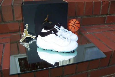 *NEW* Nike Air Jordan Retro 11 Low LEGEND BLUE White Boys Girls Kids Toddler 10c - Image 1 of 4