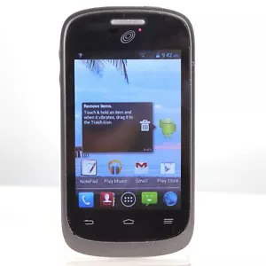 Kids Phone For Sensory Camera ZTE Valet TracFone 3G Smartphone Z665C Black 4GB - Picture 1 of 4