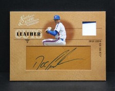 Dwight Gooden 2005 Donruss Leather & Lumber Cuts GU Jersey Auto # 056/128 METS!