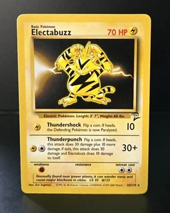 JCC Pokémon - Electabuzz - 24/130 - raro - ilimitado - set base 2 (2000) - lp/nm - Imagen 1 de 1