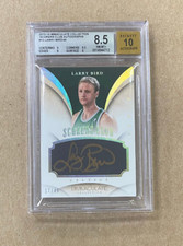 2013 Panini Immaculate Collection Scorers Club Larry Bird BGS 8.5/10 Auto $299